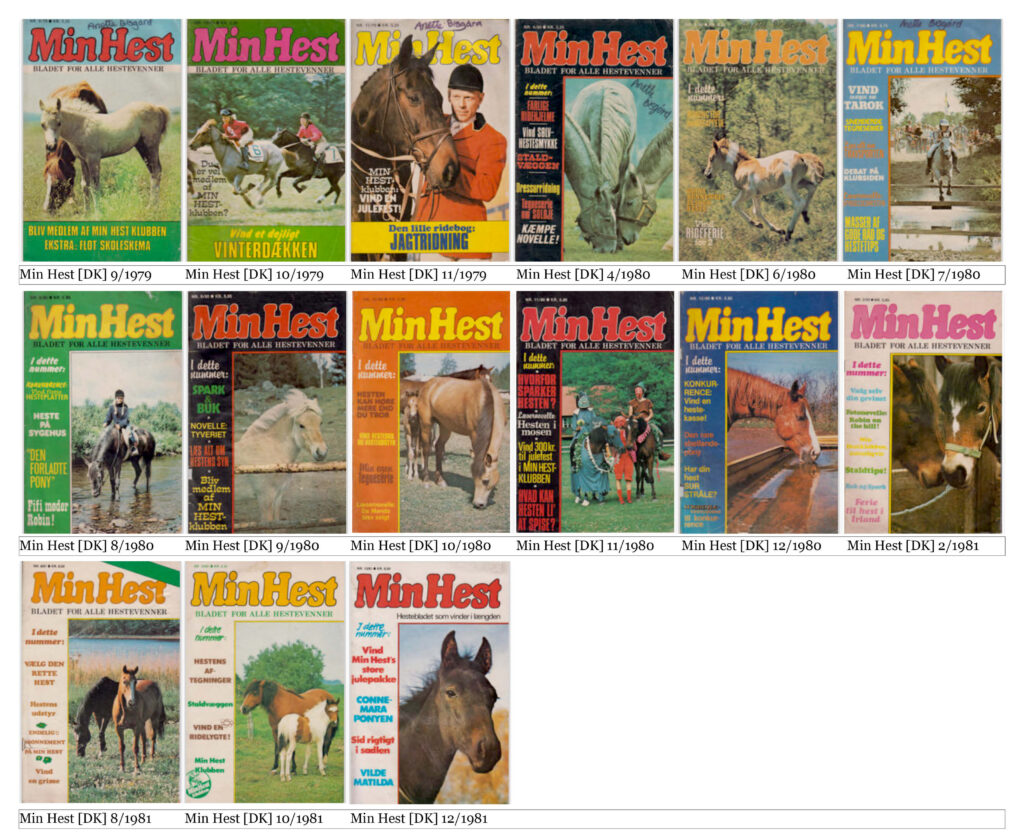Min Hest [DK] 9/1979-12/1981
