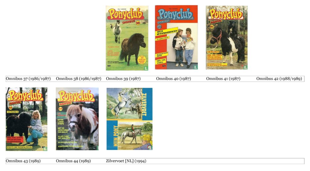 Pony Club [NL] Ominbus 37–44 (1986–1989), Zilveroet [NL] (1994)
