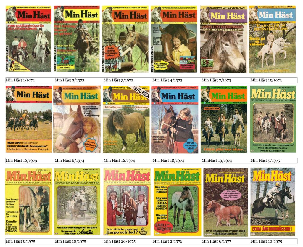 Min Häst [SWE] #1/1972–#10/1979