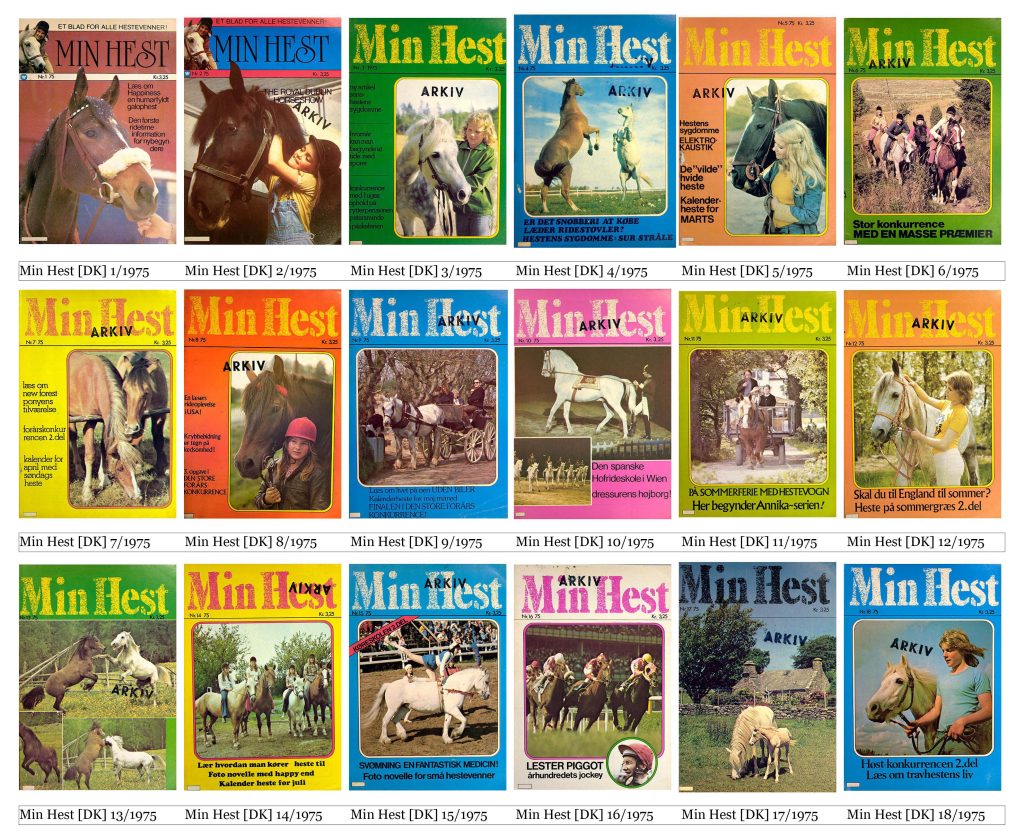 Min Hest [DK] #1/1975–#18/1975