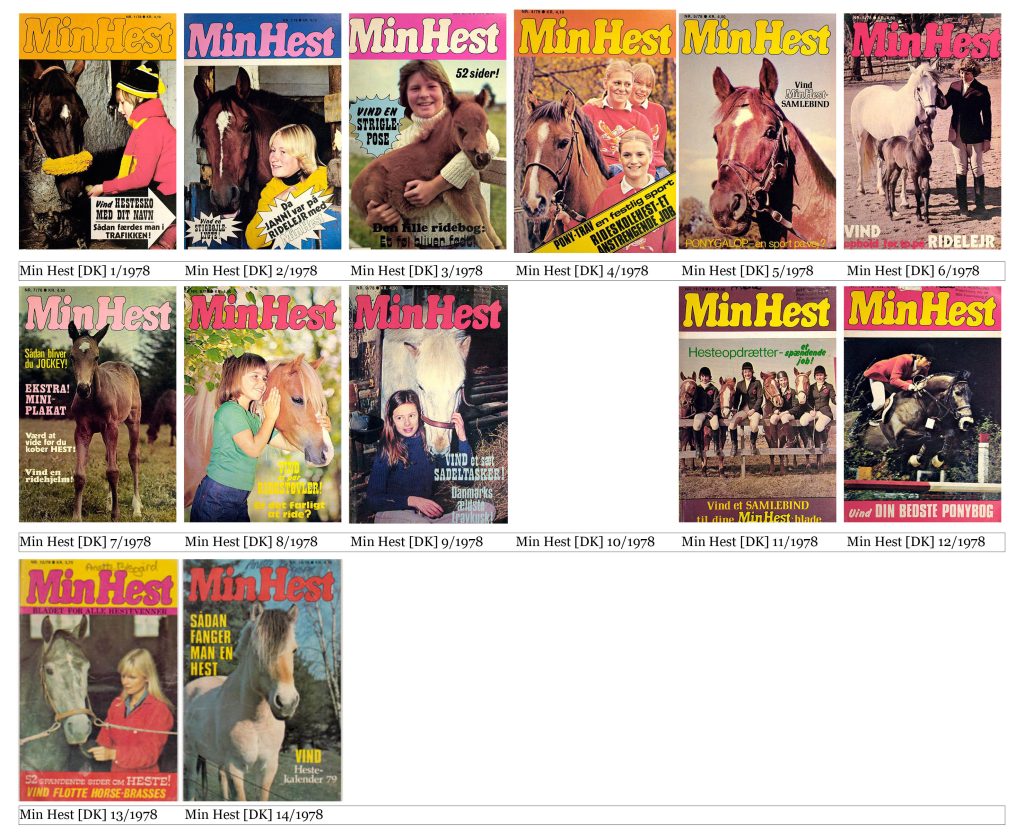 Min Hest [DK] #1/1978–#12/1978